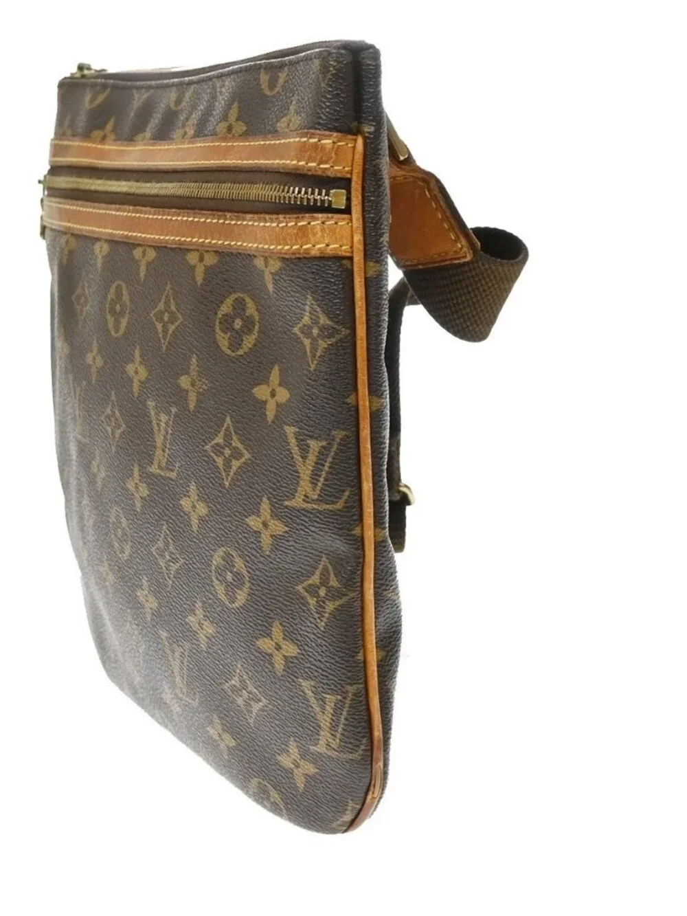 LOUIS VUITTON Pochette Bosphore Shoulder Bag Monogram Leather BN M40044 85KD460